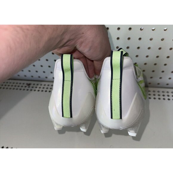 Adidas AdiZero Mens Football Cleats Size 10.5 White Neon Green Blue Seahawks main image 7